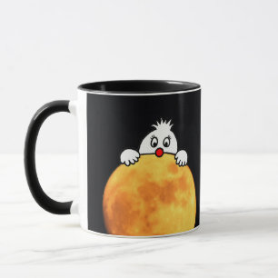 Cute man in the moon tasse