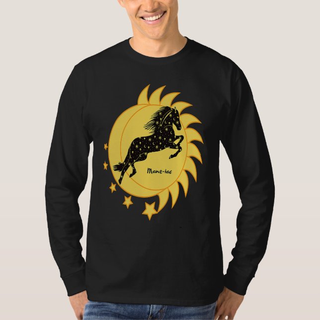Cute Mane iac Celestial Horse Dancer Girls Graphic T-Shirt (Vorderseite)