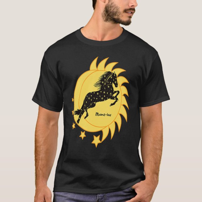 Cute Mane iac Celestial Horse Dancer Girls Graphic T-Shirt (Vorderseite)