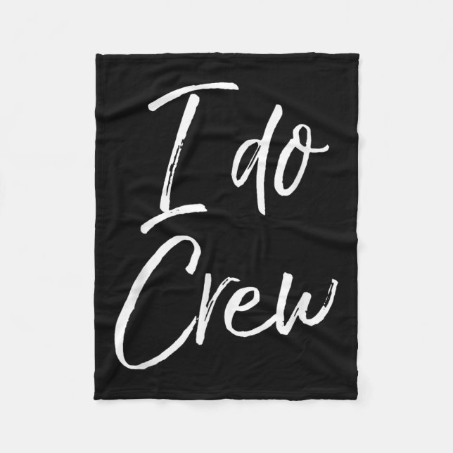 Cute Matching Bridal Party For Women &amp; Men I D Fleecedecke (Vorderseite)