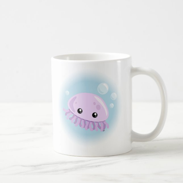Cute méduse Café Mug (Droite)