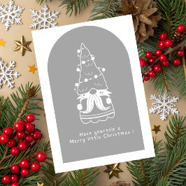Cute Merry Christmas Greeting Card Karte