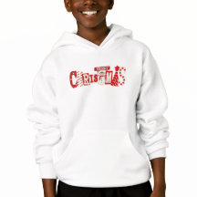 Cute Merry Christmas Snowman Kids Hoodie