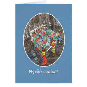 Cute Mice Christmas Stockings Finnois Salutation