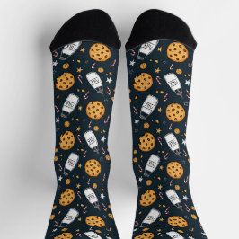 Cute Milk and Cookies Socks Socken