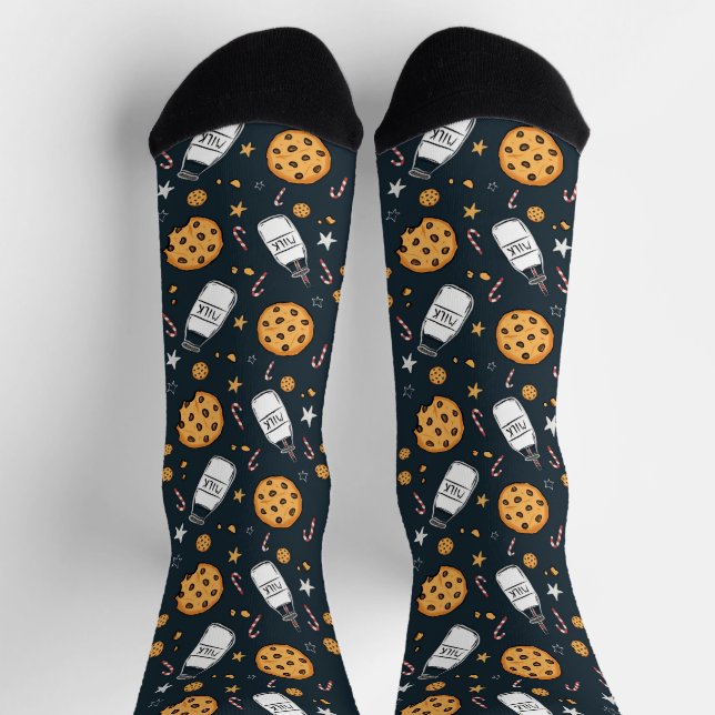 Cute Milk and Cookies Socks Socken (Oben)