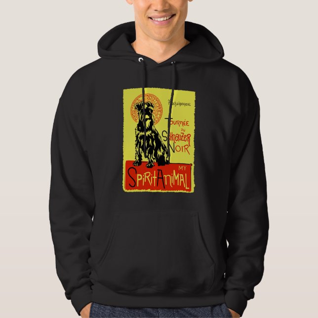 Cute Miniature Schnauzer Dog Mini Schnauzer Hoodie (Vorderseite)