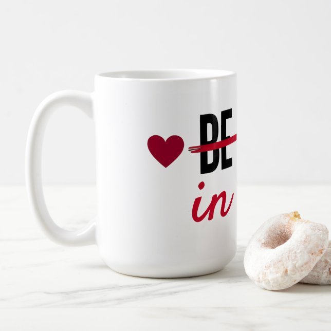 Cute Minimal Aesthetic Mug for Daily Use Kaffeetasse (Mit Donut)