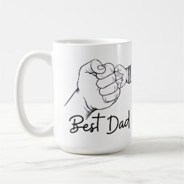 Cute Modern Best Dad  Kaffeetasse