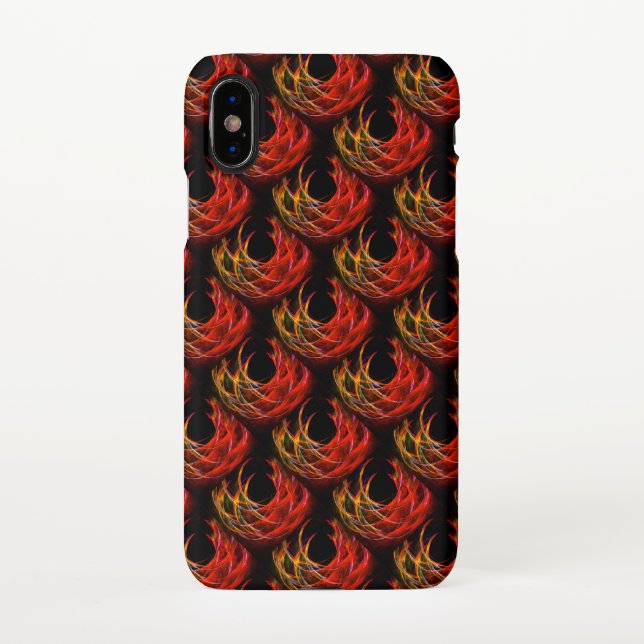 Cute Modern Boho Elegant Abstract Art Pattern #503 iPhone Hülle (Rückseite)