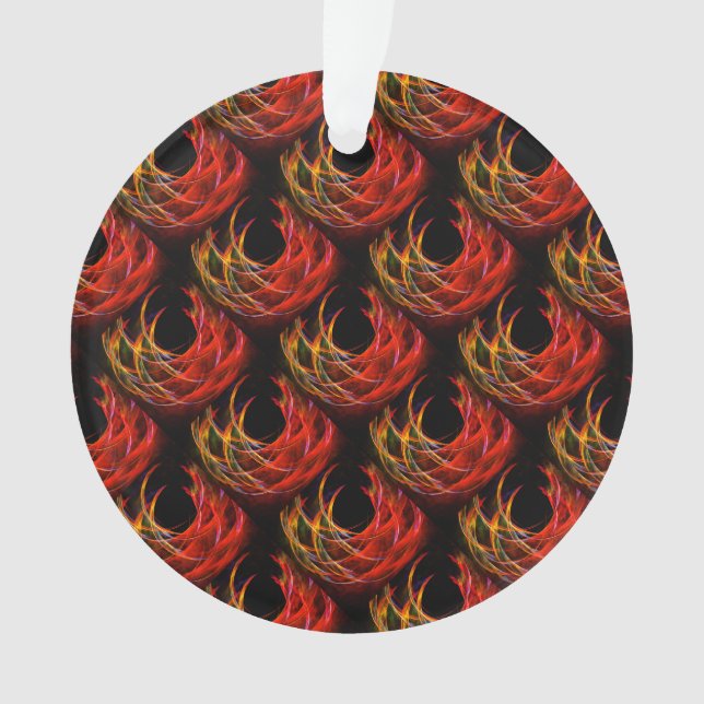 Cute Modern Boho Elegant Abstract Art Pattern #503 Ornament (Vorderseite)