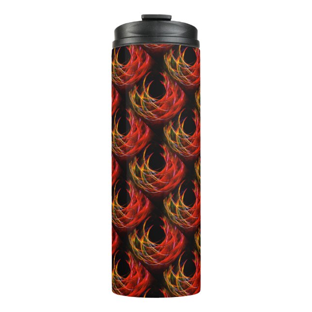 Cute Modern Boho Elegant Abstract Art Pattern #503 Thermosbecher (Vorderseite)