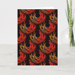 Cute Modern Boho Elegantes abstraktes Kunstmuster  Karte