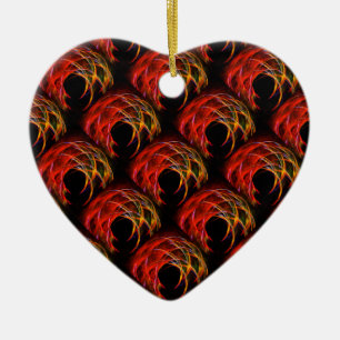 Cute Modern Boho Elegantes abstraktes Kunstmuster  Keramik Ornament