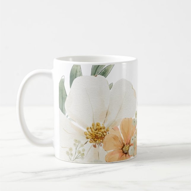 Cute modern farmhouse Mug teacup Kaffeetasse (Links)