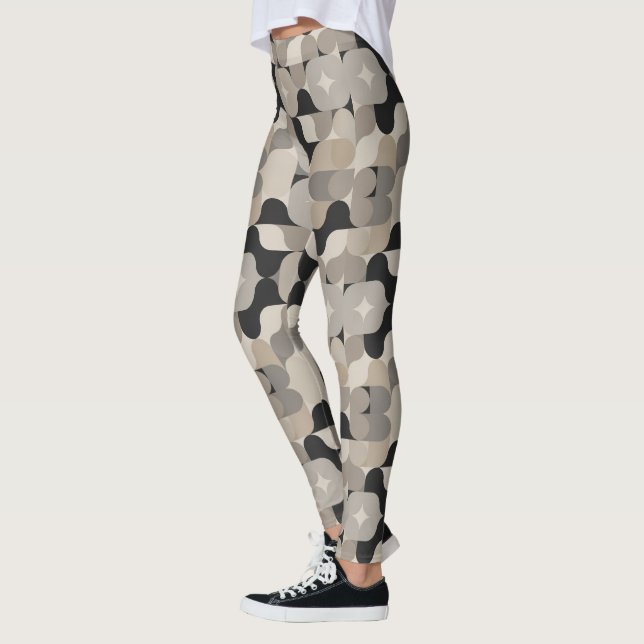 Cute Modern tiled pattern  Leggings (Links)