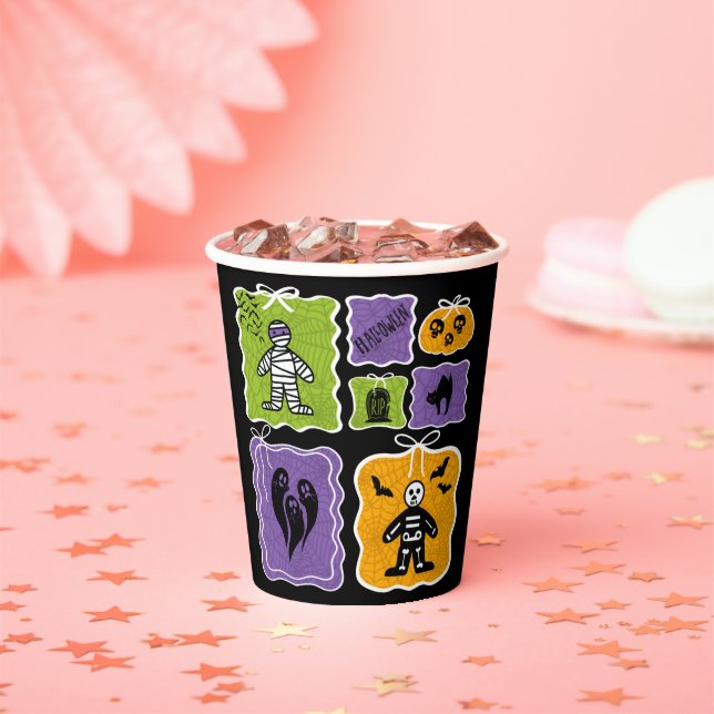 Cute Mommy Coquette Halloween Pappbecher (Insitu)