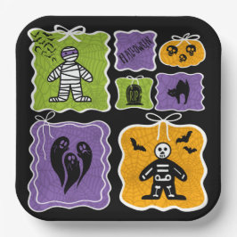 Cute Mommy Coquette Halloween Pappteller