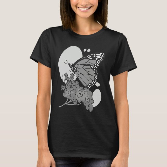 Cute Monarch Butterfly for Women Men Insect T-Shirt (Vorderseite)