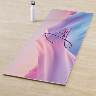  Cute Monogrammed Colorful Pattern Yogamatte