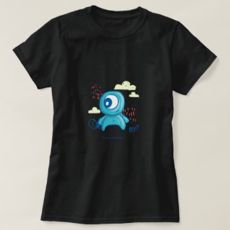Cute Monster Cartoon Character Design | Blue Doodl T-Shirt