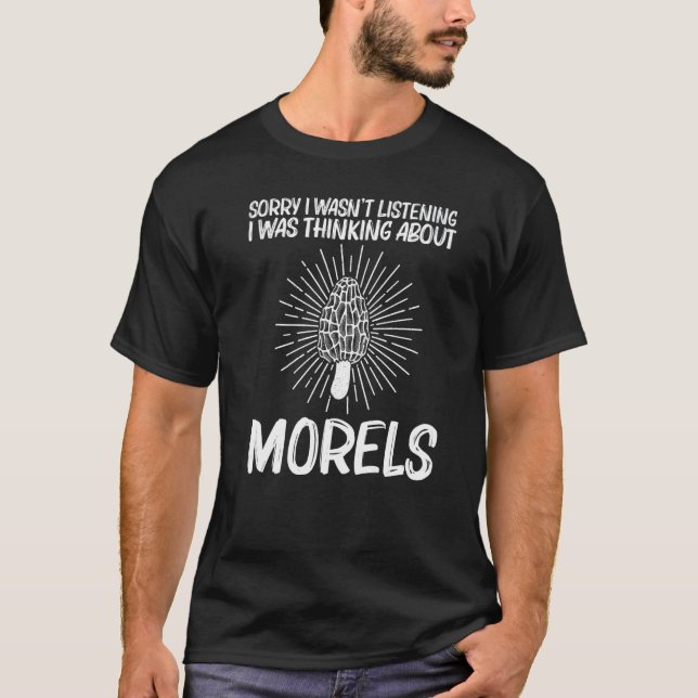 Cute Morel For Men Women Morel Mushroom Hunting T-Shirt (Vorderseite)