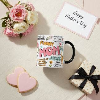 Cute Mother's day Funny Mom Typography Quotes  Verwandlungstasse
