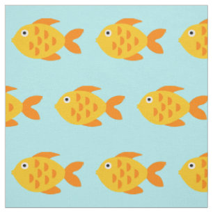 Cute motif de poisson rouge en tissu DO-IT-YOURSEL