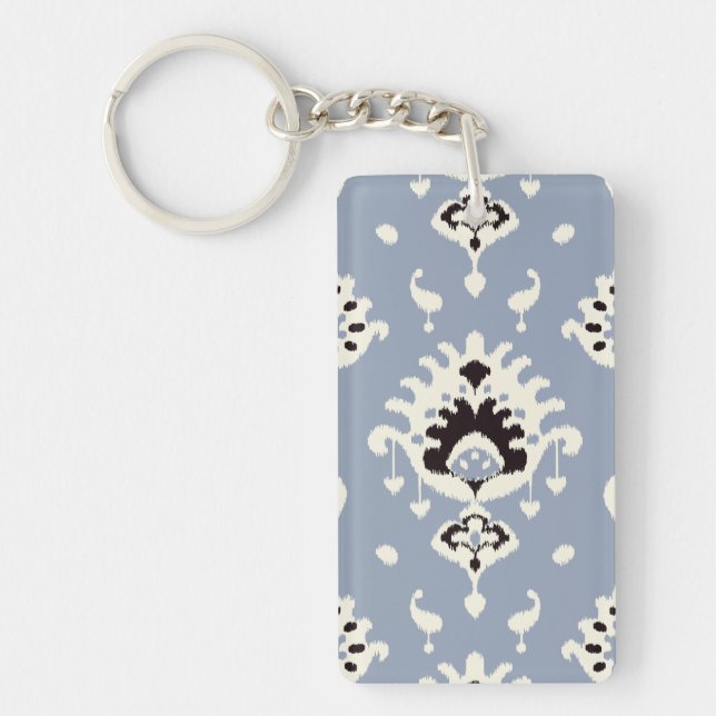 Cute motifs tribaux gris beige ikat (Devant)
