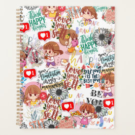 Cute Motivational – Positive Quote Kawaii  Planer