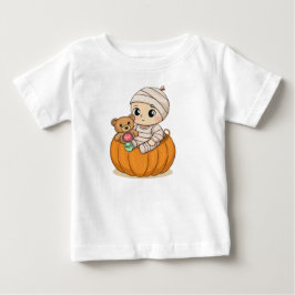 Cute Mummy Baby Pumpkin Kids Tee