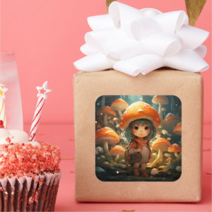 Cute mushrooms sticker