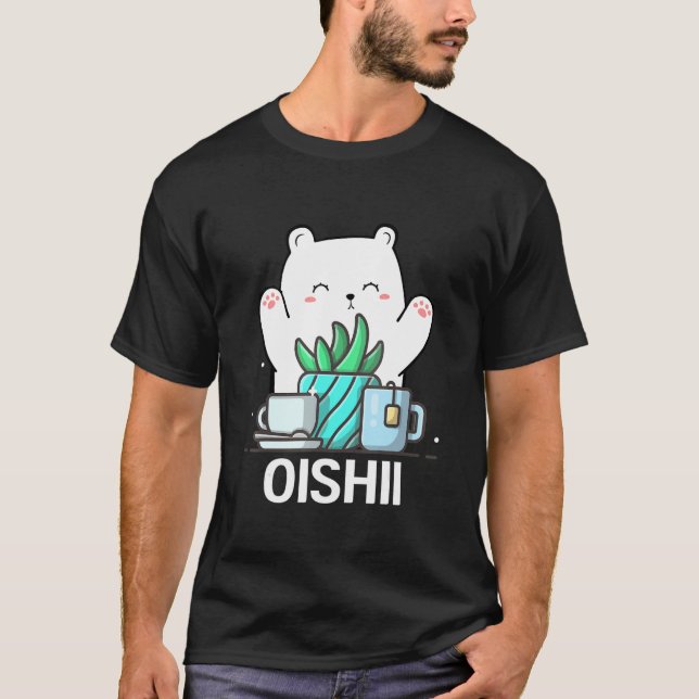 Cute Namaste Bear Do Yoga Gardening  Coffee T-Shirt (Vorderseite)