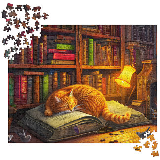 Cute Napping Kitty Puzzles pour adultes 500 pièces