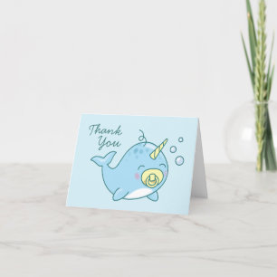 Cute Narwhal Baby shower Kawaii Merci
