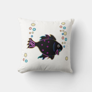Cute Neon Poisson 2 Coussins