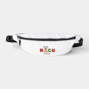 Cute NICU Krankenschwester Weihnachtsdesign Bauchtasche