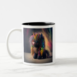 Cute noir Unicorn mug