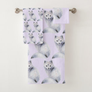 Cute Nordic Fox avec marques florales Boho Motif