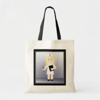 Cute Nurse 4 Sac fourre-tout budgétaire