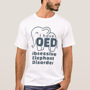 Cute Obsessive Elefant Disorder T-Shirt