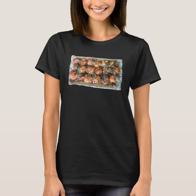 Cute Octopus Last Minute Halloween Takoyaki Costum T-Shirt (Vorderseite)