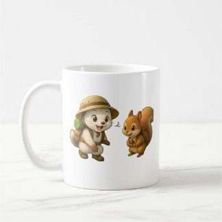 Cute Okojo and Squirrel Mug – Okojo and Friends