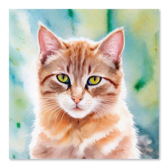 Cute Orange Cat Tapete (Vorderseite)