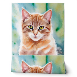 Cute Orange Cat Tapete