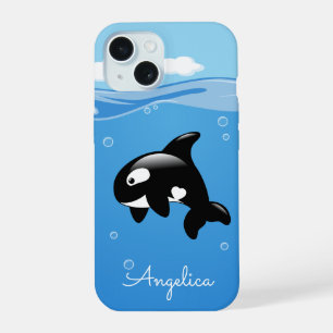 Cute Orca Whale en Océan avec nom personnalisé
