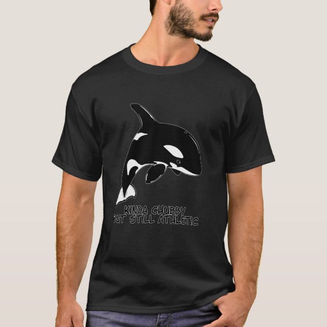 Cute Orca Whale Long Sleeve T-Shirt (Vorderseite)