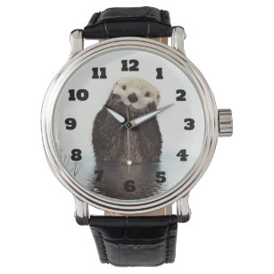 Cute Otter Wildlife Image Armbanduhr