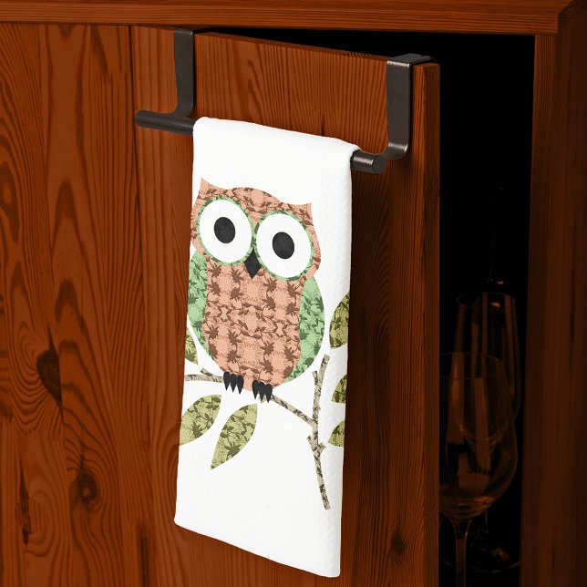 Cute Owl Serviette de cuisine (Créateur téléchargé)