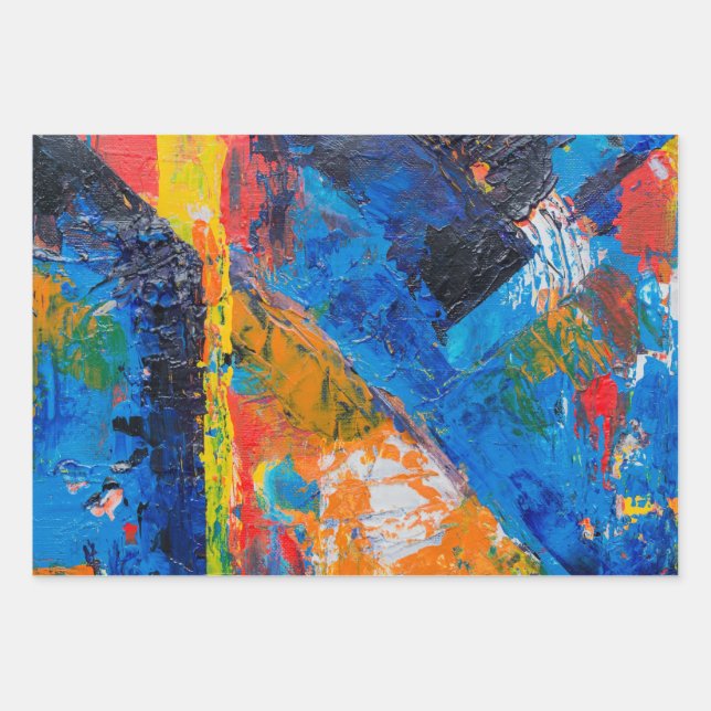 cute paiting geschenkpapier set (Vorderseite)